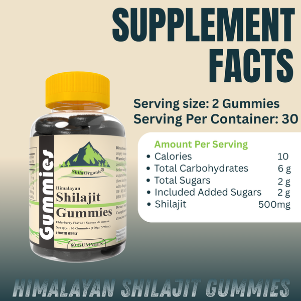 ShilaOrganic Shilajit Gummies