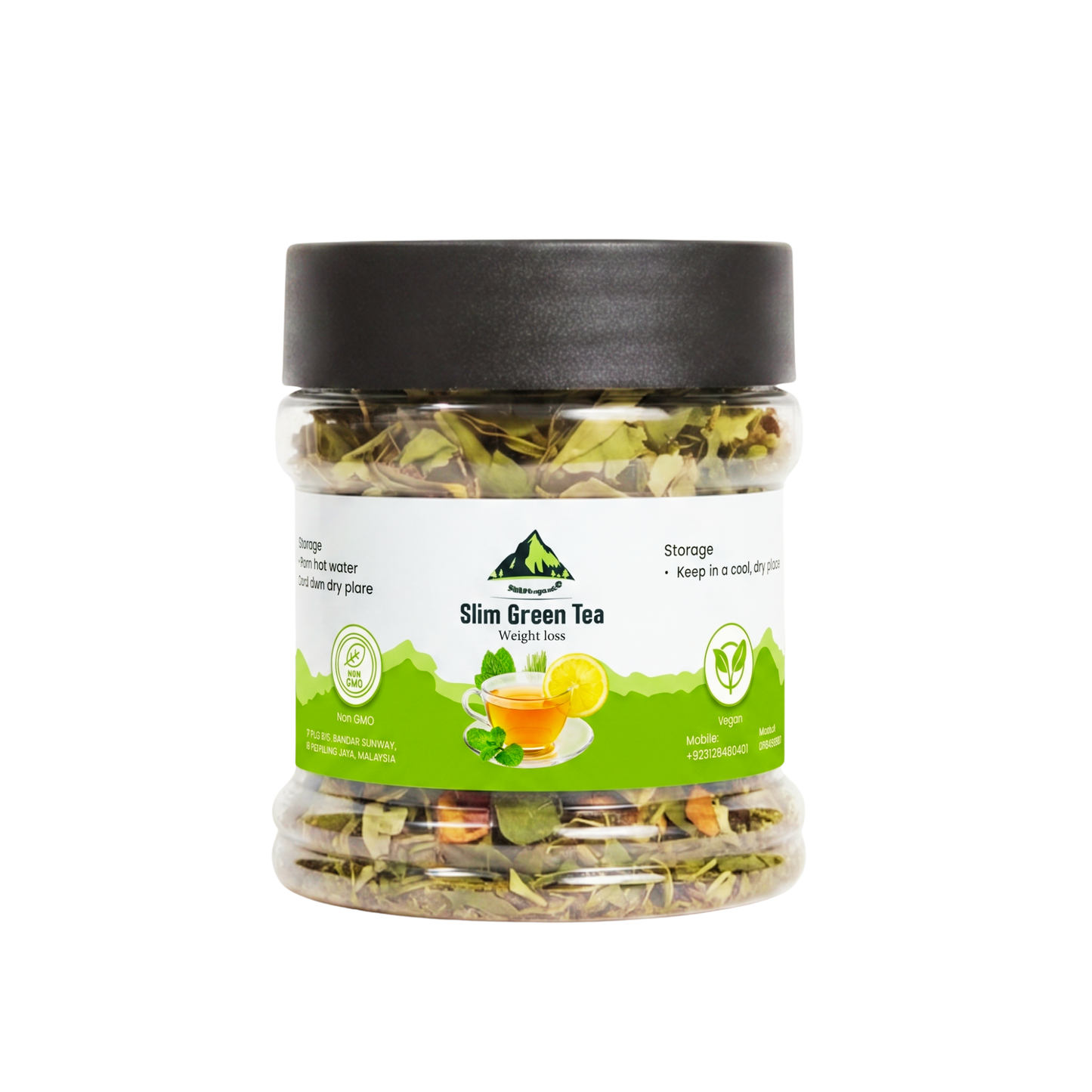 Slim Green Tea – Natural Herbal Weight Management Tea