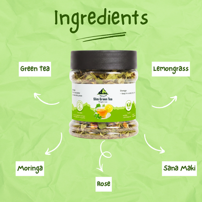 Slim Green Tea – Natural Herbal Weight Management Tea
