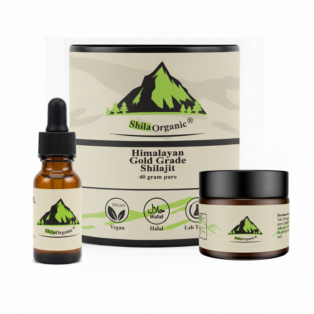 ShilaOrganic Gold Grade Himalayan Shilajit Resin 40g