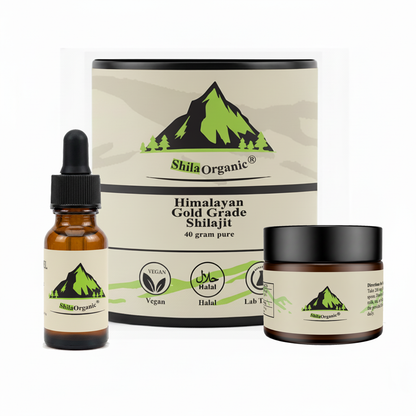 ShilaOrganic Gold Grade Himalayan Shilajit Resin 40g